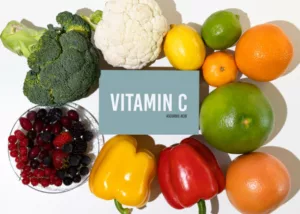 Image shows the sources of Vitamin C