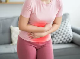 Image of a woman with bowel endometriosis