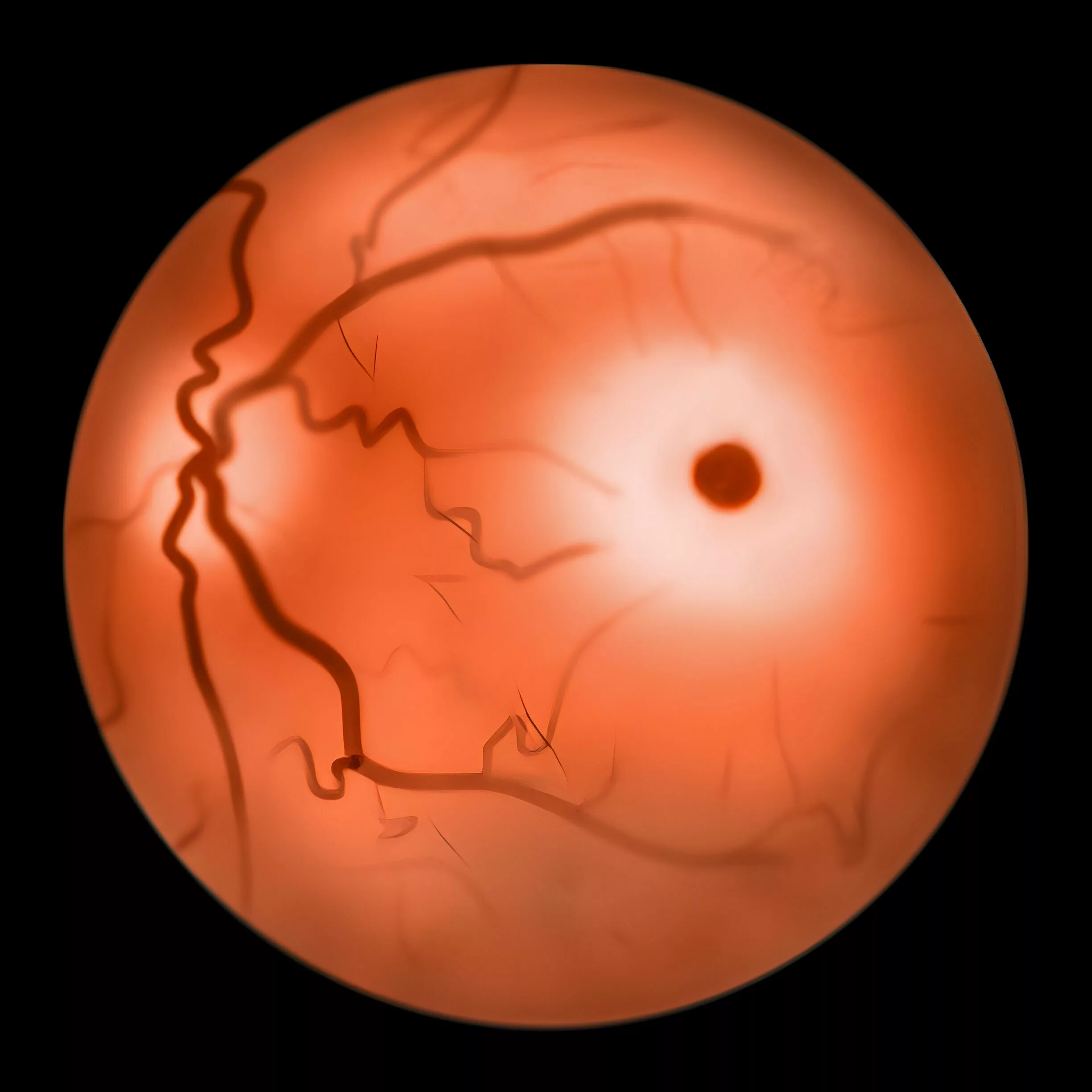 Eye retina in sphingolipid storage diseases. Macular cherry-red spot