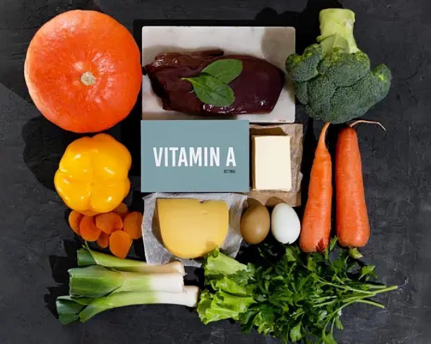 Vegetables rich in Vitamin A