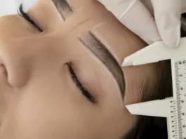 Eyebrow mapping to get a desirable shape for eyebrow enhancing procedure